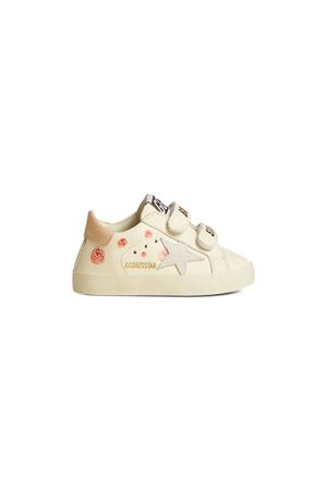 sneakers in pelle bianco GOLDEN GOOSE KIDS | GIF00166F00674510318